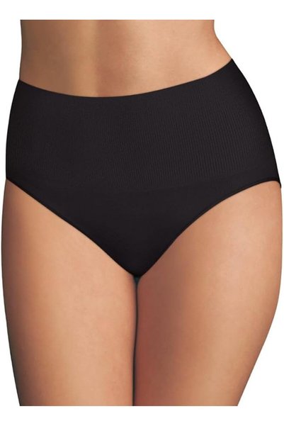 Maidenform سروال داخلي نسائي من الدانتيل لتشكيل الجسم وتثبيت البطن مع راحة مر...