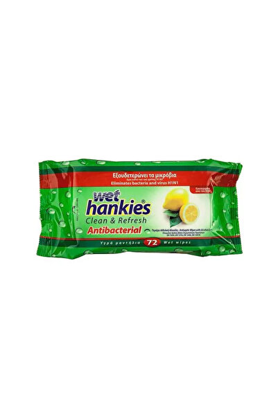 Hankies Pachet 72 servetele umede Wet Lemon antibacteriene