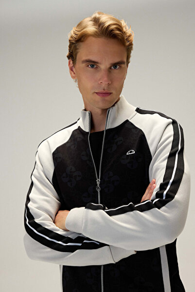 Ellesse Zippered Men's Sweatshirt 5Wm1357-Bk
