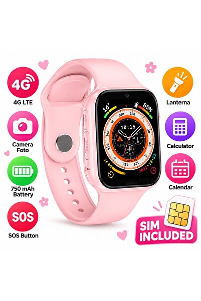 Techone Ceas Smartwatch Copii Localizare W-Fi/LBS, Telefon X02 Junior 1.83 in...
