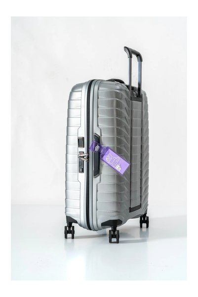Trink Çanta Neon - Luggage Tag and Suitcase Tag 1 Piece * Neon Purple *