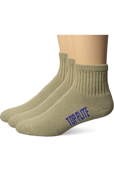 Top Flite جوارب رياضية رجالية كاملة التبطين، عبوة من 3 أزواج (عبوة من 3)