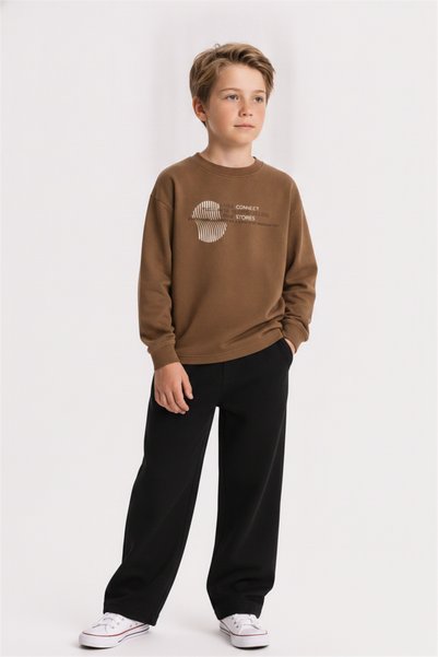 NK Boy's Wind Sweatshirt 8-14 Years Brown