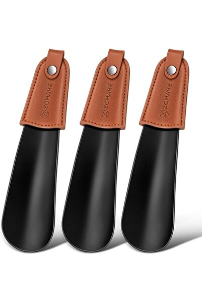 ZOMAKE Metal Shoe Horn - Travel Shoehorn Stainless Steel Shoes Helper Stick 1...