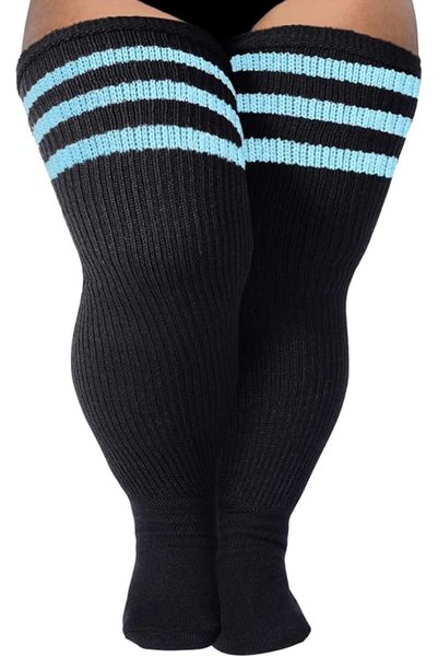GENERAL LOUSGUTA Plus Size Thigh High Socks for Thick Thighs- Extra Long Wome...