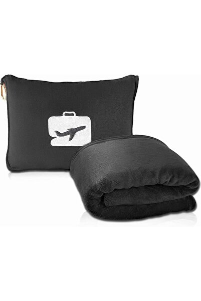 GENERAL Everysnug Travel Blanket and Pillow - Premium Soft 2-in-1 Airplane Bl...