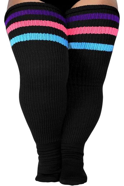 GENERAL LOUSGUTA Plus Size Thigh High Socks for Thick Thighs- Extra Long Wome...