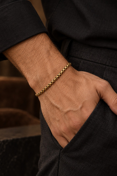 laria jewelry Stainless Steel Albanian Chain Bracelet