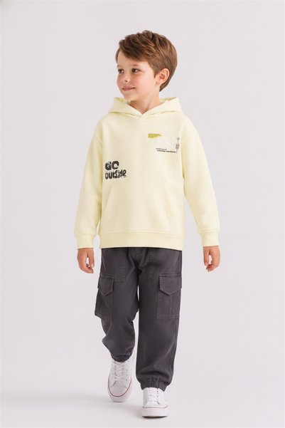 NK Boy's Climber Sweatshirt 4-8 Years Yellow
