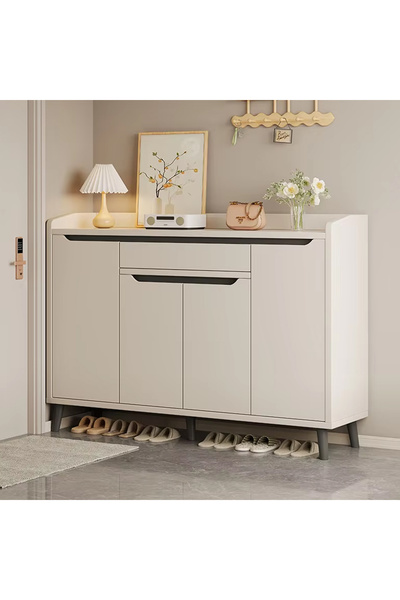 NKX Luxury Multifunctional Entryway Shoe Cabinet & Drawer Storage 140*34*102C...