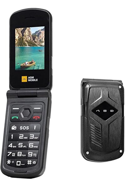 agm هاتف M10 القوي القابل للطي، مقاوم للماء والغبار بمعايير IP68 و IP69K ومعي...