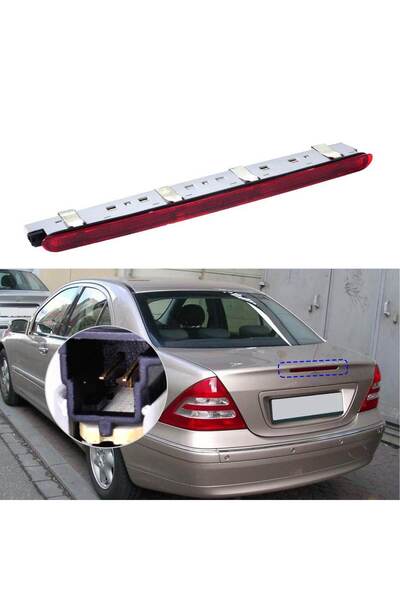 Generic Brand Τρίτο Φως Φρένων για Mercedes-Benz C-Class W203 00-07 LED (CAR0...