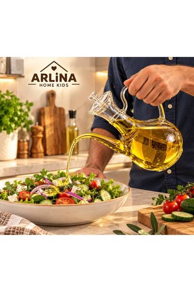 Arlina Home Kids 750 ML İbrik Model Cam Yağlık