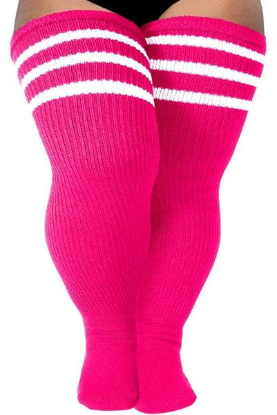 GENERAL LOUSGUTA Plus Size Thigh High Socks for Thick Thighs- Extra Long Wome...