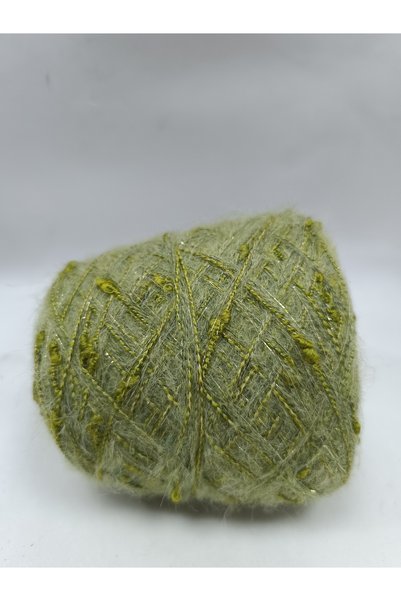 Pİ Yarn Moher-Insect Yarn-Sim Content Mixed Hand Knitting Yarn 500Gr