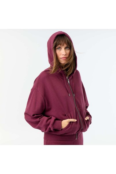 KIABI Basic Lightweight French Terry Sweatshirt Pink
