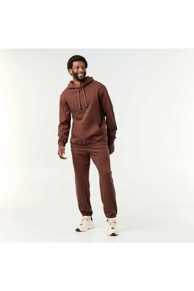 KIABI Lightweight Plain Jogging Bottoms Brown