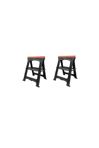 Kraft&dele Set de 2 suporturi pliabile pentru atelier, banc de lucru cu tavă ...