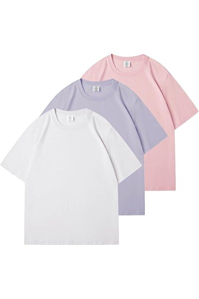 GENERAL KEEPSHOWING Men's Cotton T-Shirts Oversized Unisex Short Sleeve Crew ...