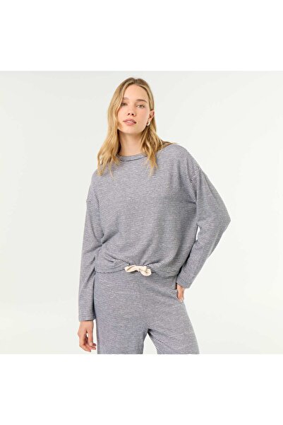 KIABI 2-Piece Pyjama Set - Sweatshirt + Trousers Blue