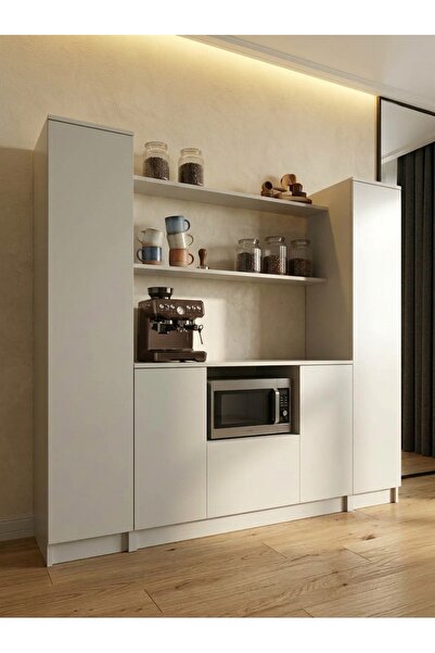 ORENMO Grande Çok Amaçlı Mutfak Dolabı ve Kahve Köşesi - 190 cm - K7510-7