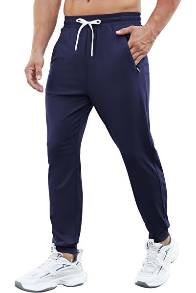 GENERAL PINSPARK Men's Joggers with Zipper Pockets Stretch Lightweight Athlet...