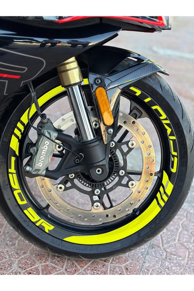 Banxtre Thick Cutout+Lettering Wheel Rim Stripe Sticker Set for Cfmoto 450Sr ...