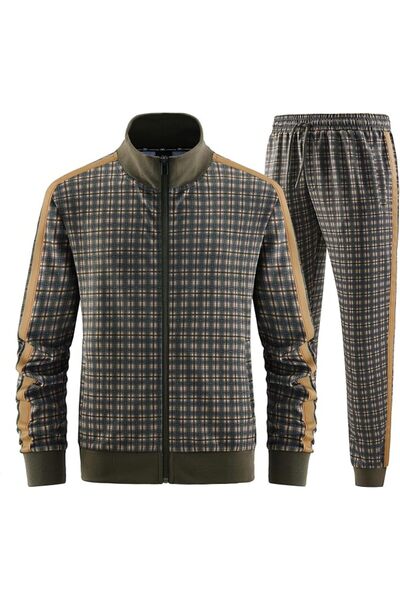 GENERAL W JIANWANG Men Mens Track Suits 2 Piece track suits for men set (pack...