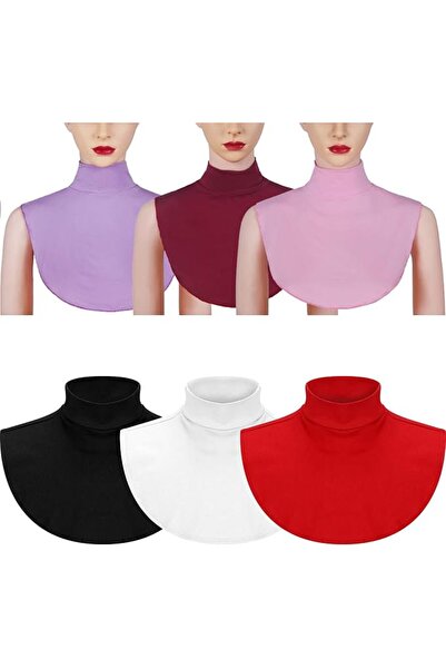 MAKINGTEC Fake Turtleneck Dickey Detachable Collars Set Half Top Mock Blouse ...