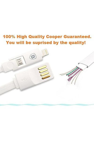 Baseus Dual-port Series Cable 2 IN 1 1METER