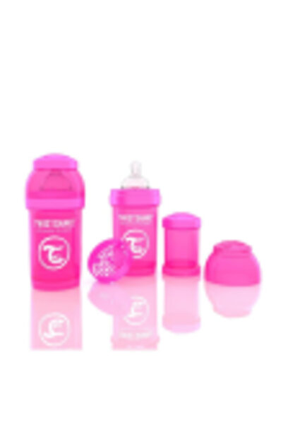 Twistshake Biberon Anti - Colici 180 ml Roz