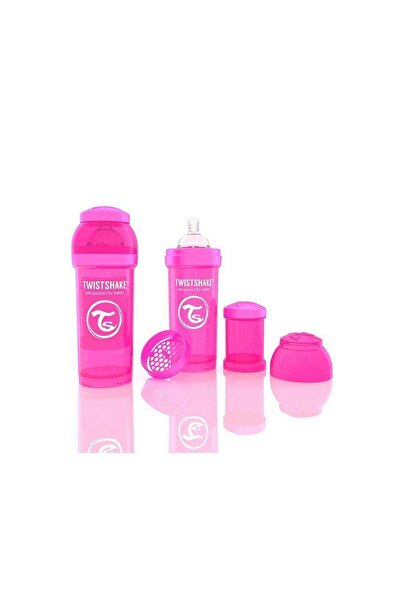 Twistshake Biberon Anti - Colici 260 ml Roz