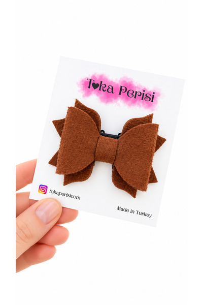 Toka Perisi Suede Wegan Leather Luna Miks Hairless Baby Clip (Baby Clip for L...