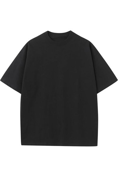 GENERAL KEEPSHOWING Men's Cotton T-Shirts Oversized Unisex Short Sleeve Crew ...