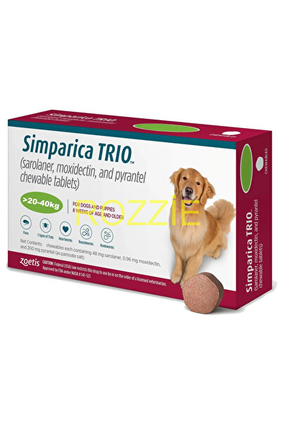 petneed Simparica Trio 20-40 Kg Köpek- S.T.T:2027