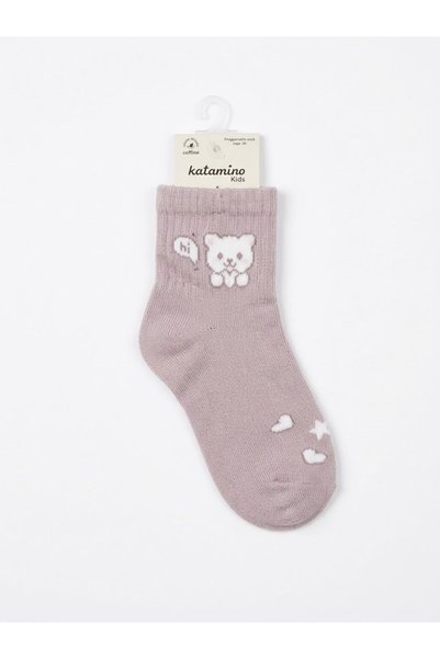 Katamino Girl's Kinago Socks 3-8 Years Gray