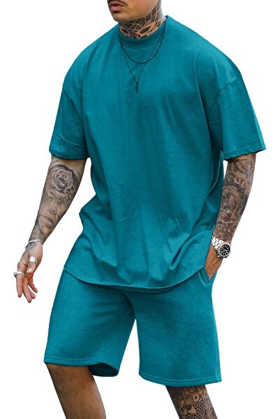 GENERAL Lexiart Mens 2 Piece Outfits Casual Tracksuit Shorts Summer Sweatsuit...