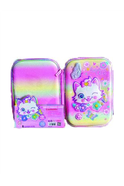 Dream Vest Pışık Kedi Pen Bag Pink