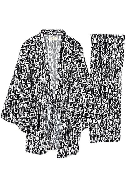 GENERAL Fancy Pumpkin Men's Kimono Dress