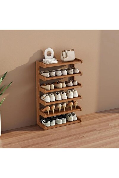 CENXI Bamboo Storage Rack, Free Standing Shoe Racks, Multi Layer Storage Rack...