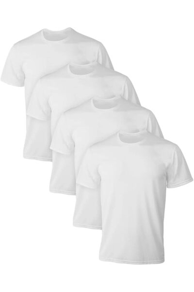 HANES قميص داخلي رياضي للرجال ماص للرطوبة، مجموعة من 5 قطع