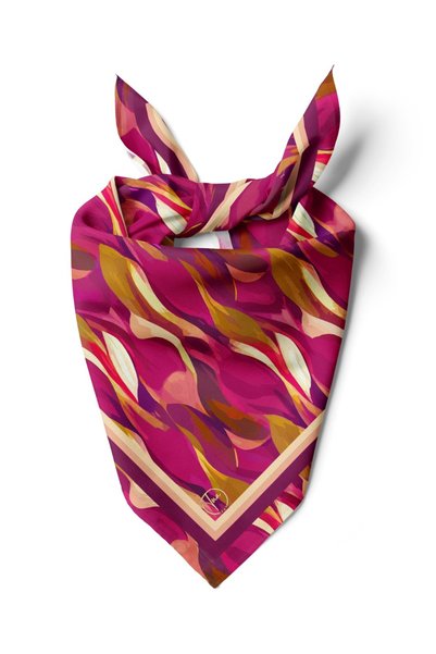 618 CONCEPT 55X55 Abstract Capital Bandana Scarf
