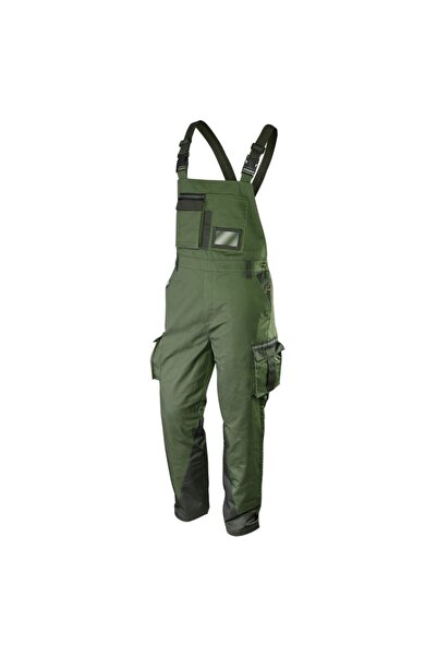 NEO Tools Pantaloni de lucru cu bretele CAMO olive, marimea XXL 81-242-XXL