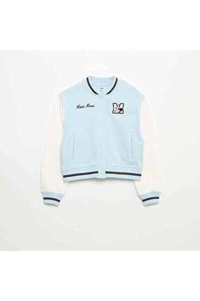 KIABI Disney' Varsity Style Fleece Jacket Blue