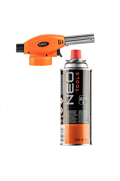NEO Tools Arzator cu gaz cu surub+cartus de gaz butan 20-041