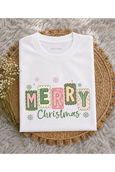 ASELİNDA Merry Christmas Themed T-Shirt-Family Combination T-Shirt (Add Items...