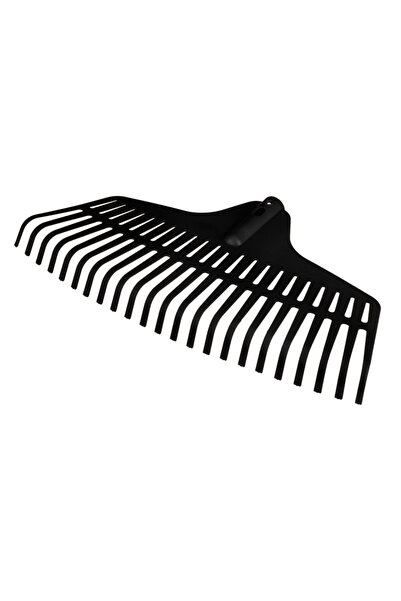 VERTO Grebla de frunze medie, neagra 15G086