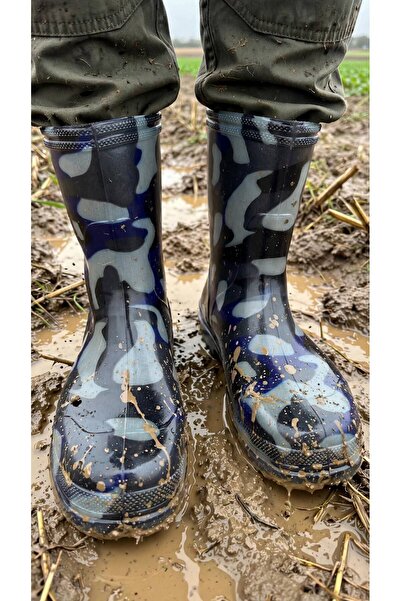 çizmeci Black Plastic Boots