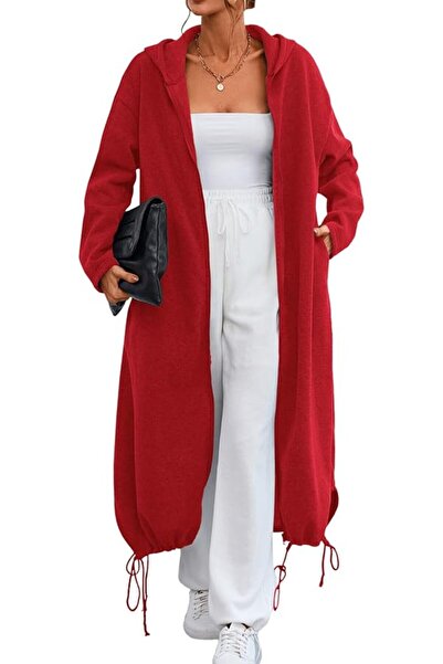 GENERAL Ebifin Women's Oversized Full Zip Sweatshirts Drop Shoulder Hoodies D...