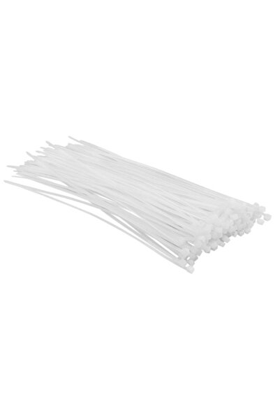 TOP TOOLS Set cleme conexiune/coliere 2.5x200 mm albe 100buc. 44E952